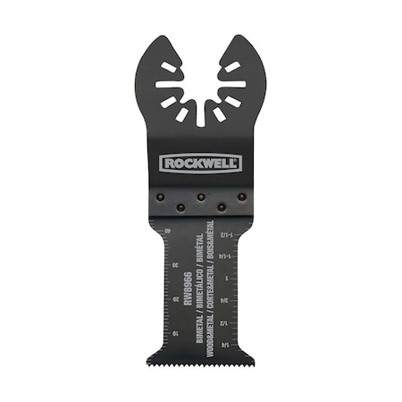 Rockwell Rockwell 1-13/16 in. L Bi-Metal Plunge Cut Oscillating Blade 1 pk RW8966